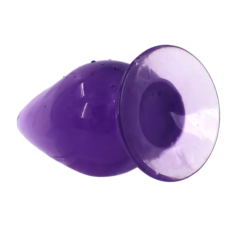 High Transparency Odorless TPE Large Anal Plug - Yes, Ruby