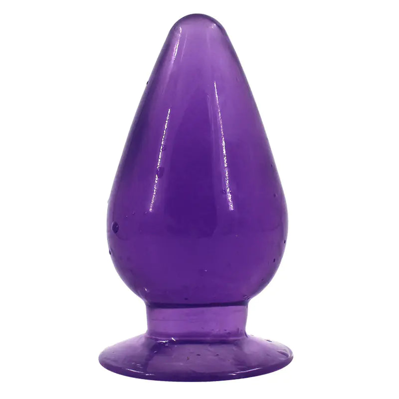High Transparency Odorless TPE Large Anal Plug - Yes, Ruby