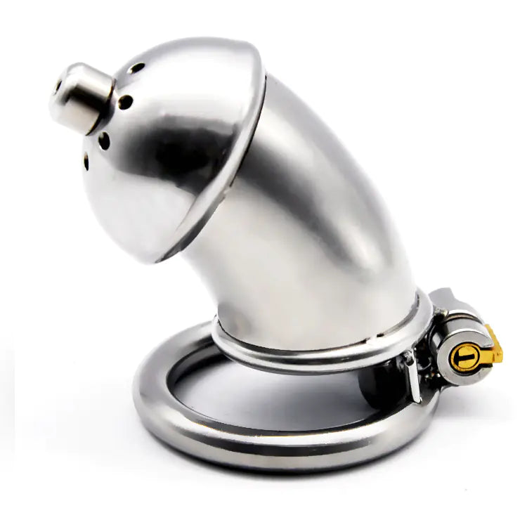 Chastity Lock - Solid Silver - Yes, Ruby