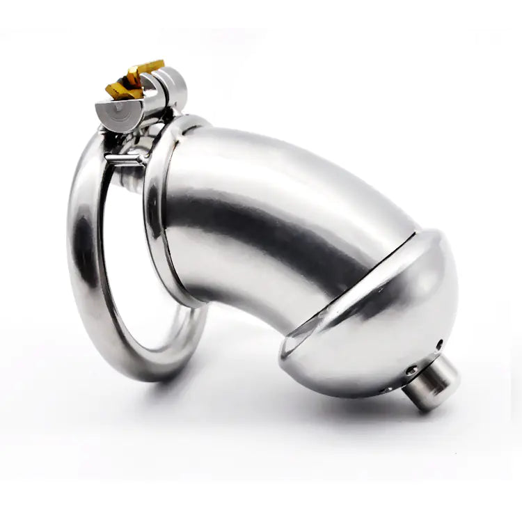 Chastity Lock - Solid Silver - Yes, Ruby