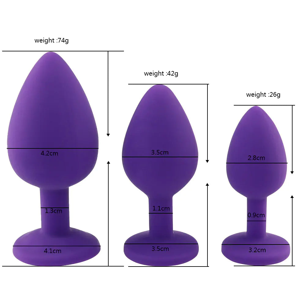 Third-Generation Anal Plug - Yes, Ruby
