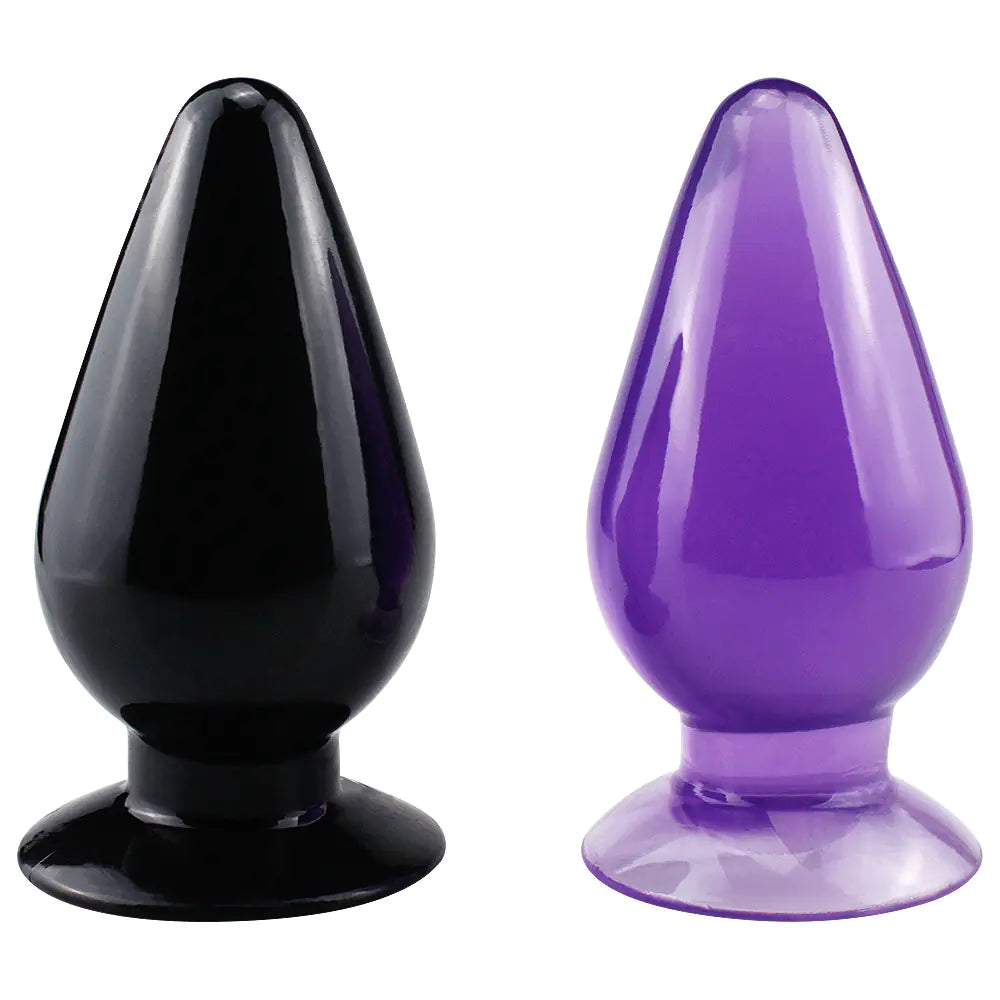 High Transparency Odorless TPE Large Anal Plug - Yes, Ruby