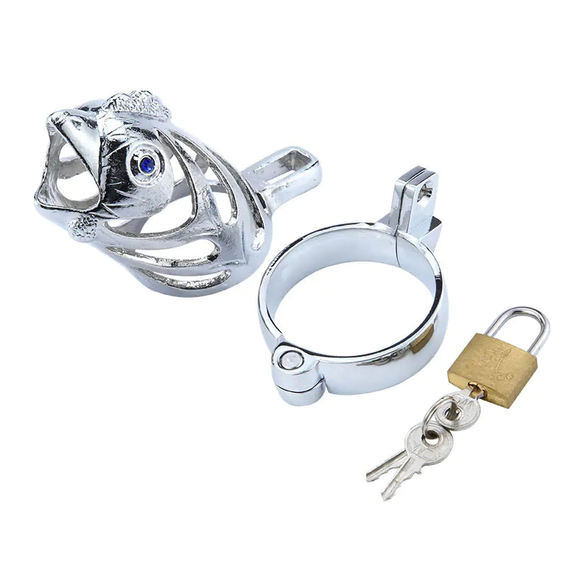 Locked Cock Chastity Cage - Yes, Ruby