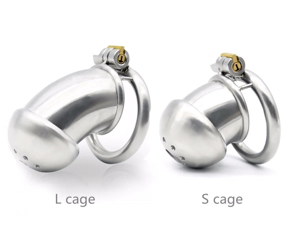 Chastity Lock - Solid Silver - Yes, Ruby