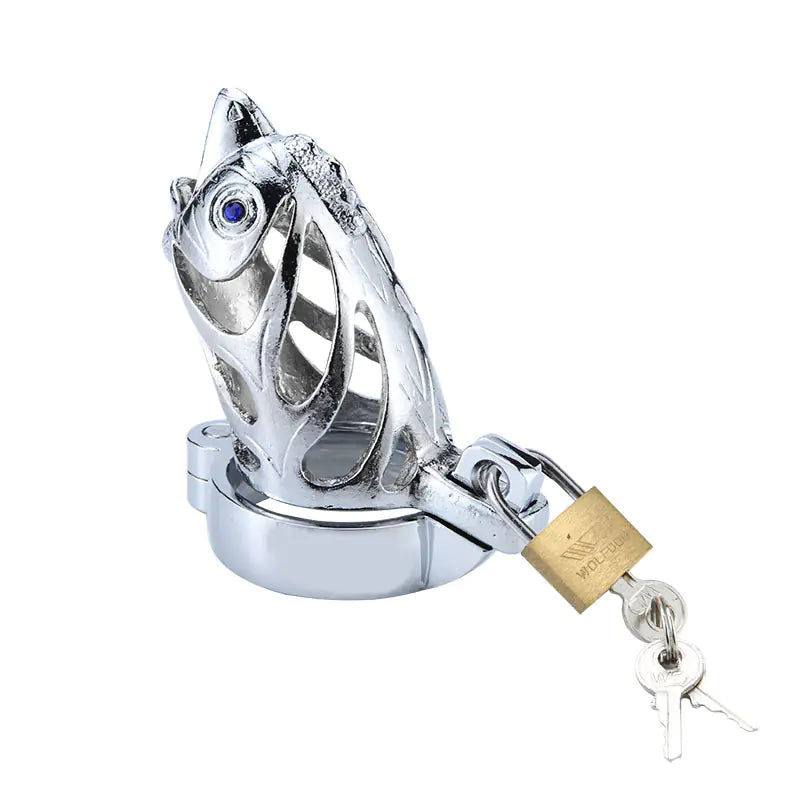 Locked Cock Chastity Cage - Yes, Ruby