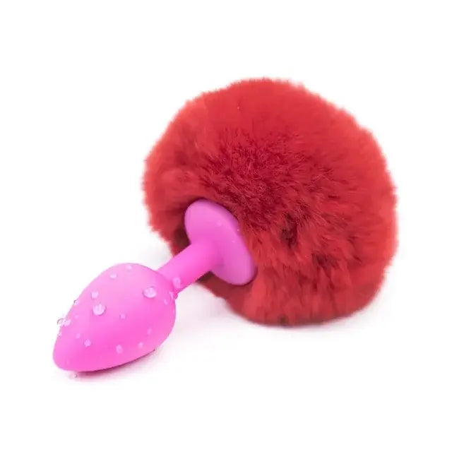 Animal Tail Anal Plug - Yes, Ruby
