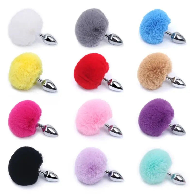 Animal Tail Anal Plug - Yes, Ruby