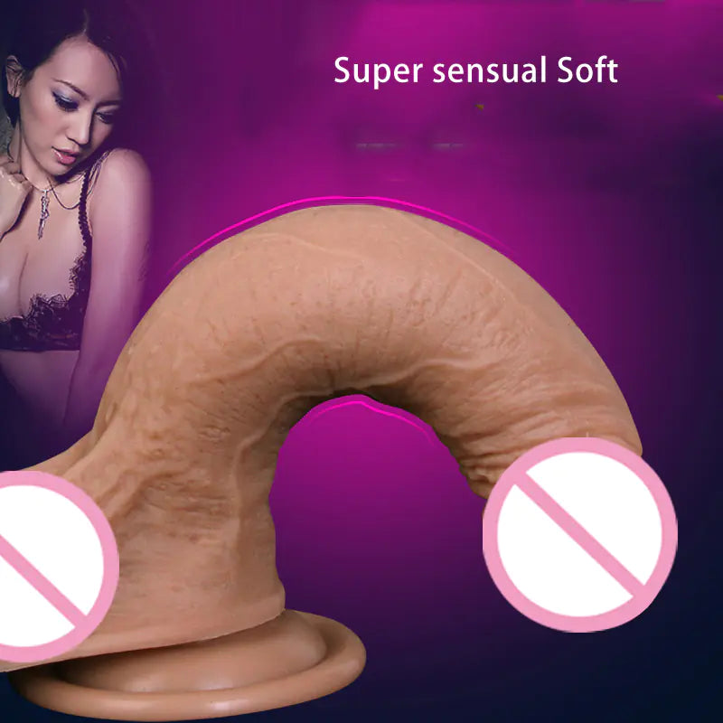Vibrating Realistic Dildo for Women's Pleasure Toys - Yes, Ruby