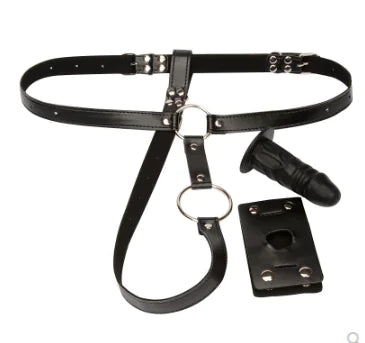 Wearable Vibrating Strap-On - Yes, Ruby