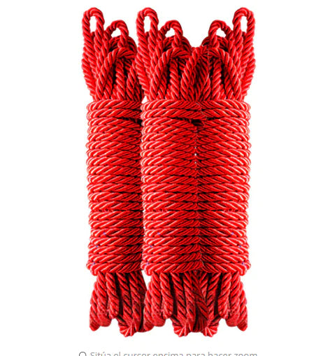 Bondage Rope Set - Yes, Ruby
