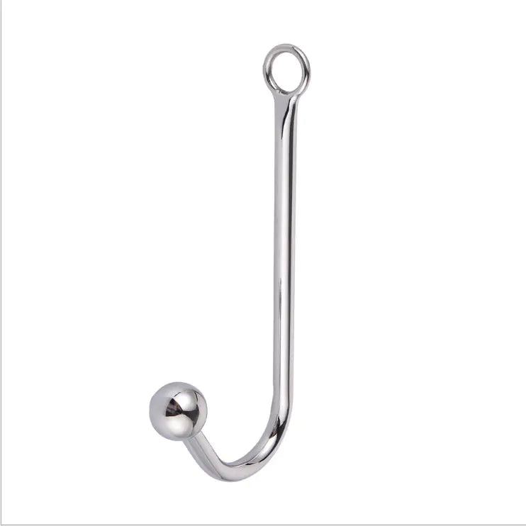 Beaded Anal Hook - Yes, Ruby