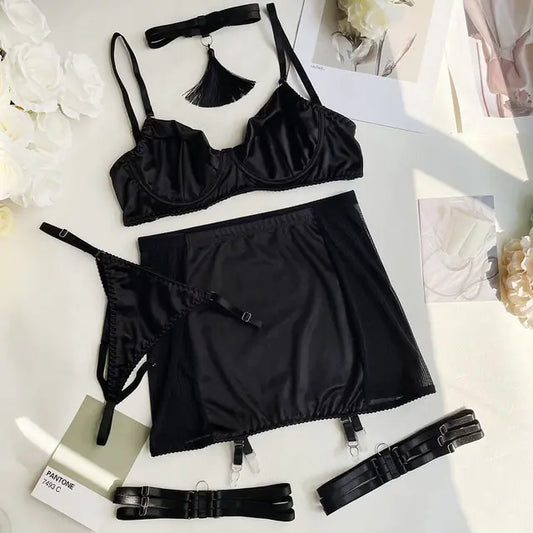 Sissy Seamless Lingerie Set - Yes, Ruby