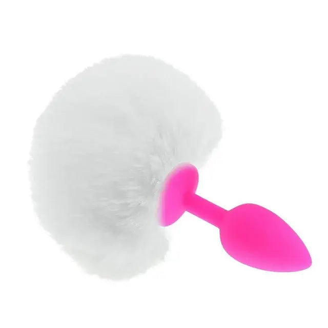 Animal Tail Anal Plug - Yes, Ruby