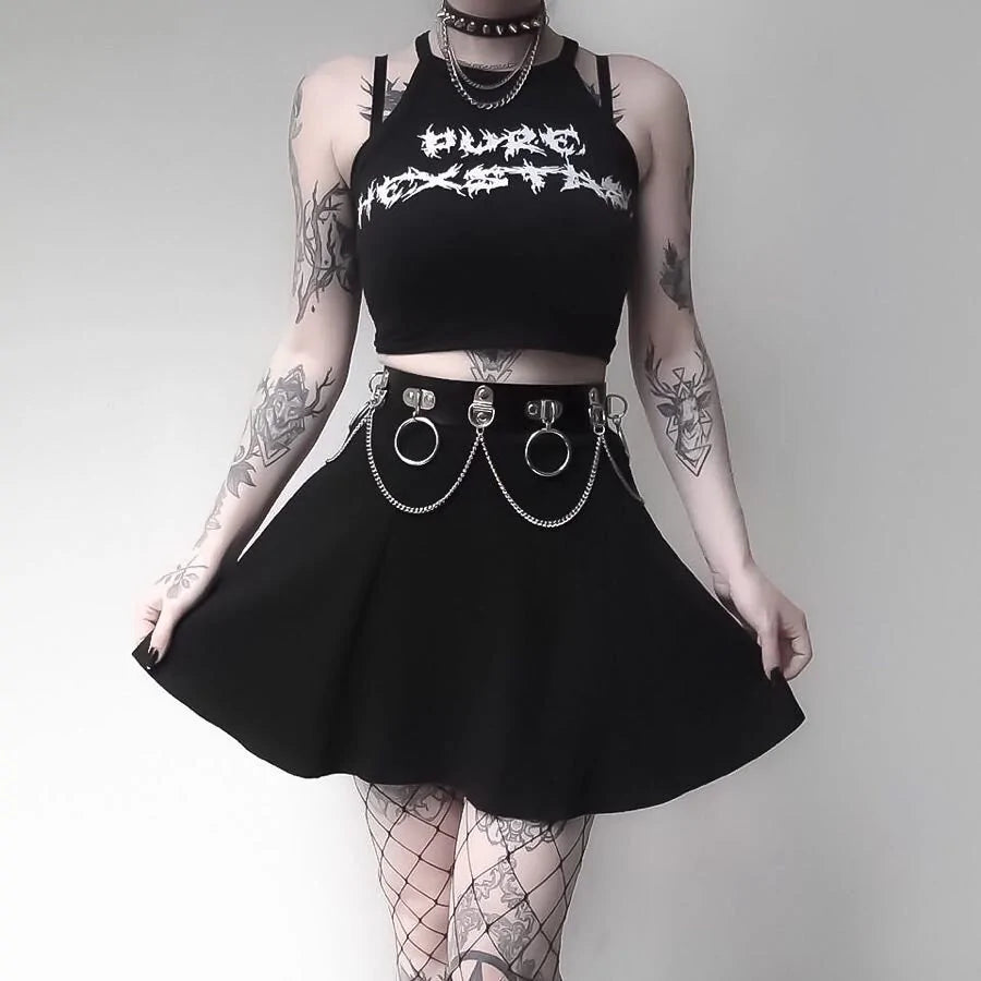 Party Clubwear Waist Harness - Yes, Ruby