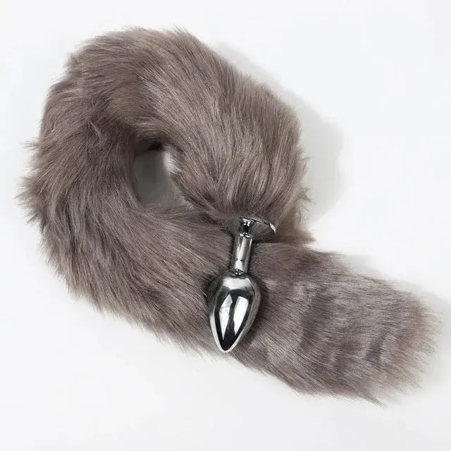 Animal Tail Anal Plug - Yes, Ruby