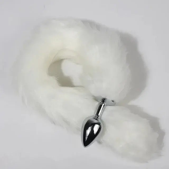 Animal Tail Anal Plug - Yes, Ruby