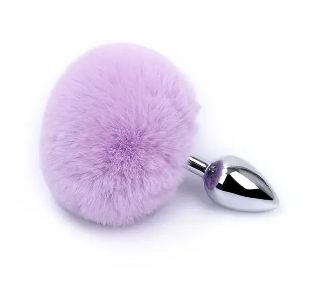 Animal Tail Anal Plug - Yes, Ruby