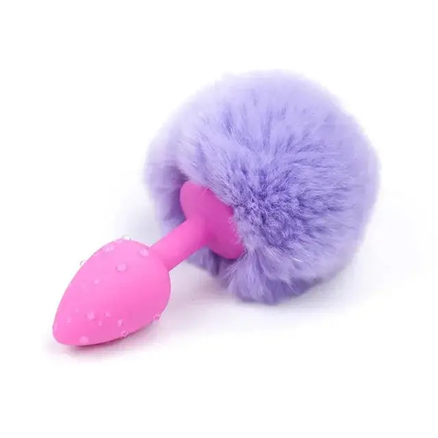 Animal Tail Anal Plug - Yes, Ruby