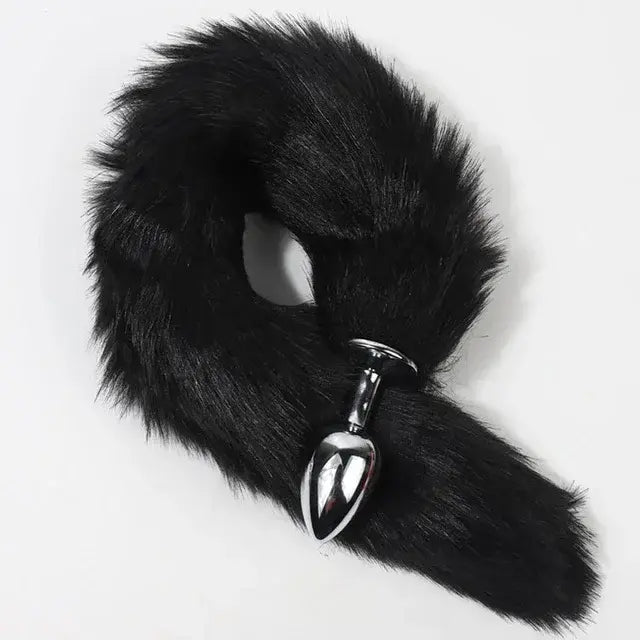 Animal Tail Anal Plug - Yes, Ruby