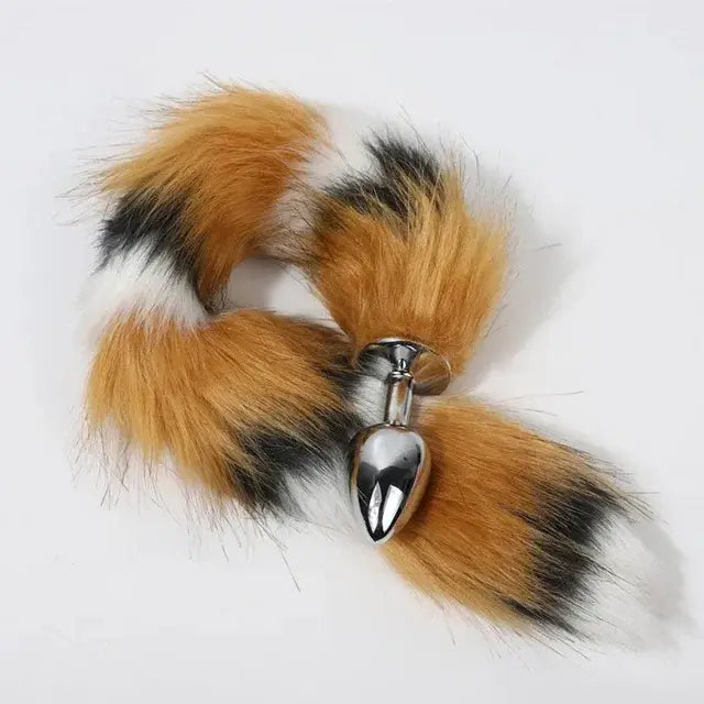 Animal Tail Anal Plug - Yes, Ruby