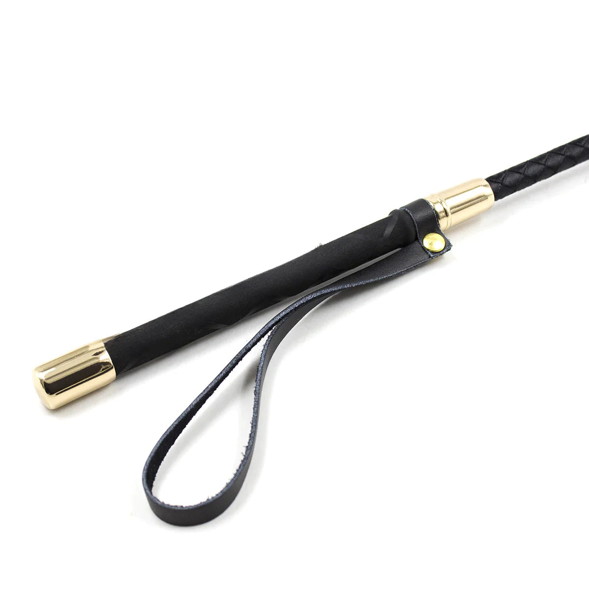 50 Shades Leather PU Riding Crop - Yes, Ruby