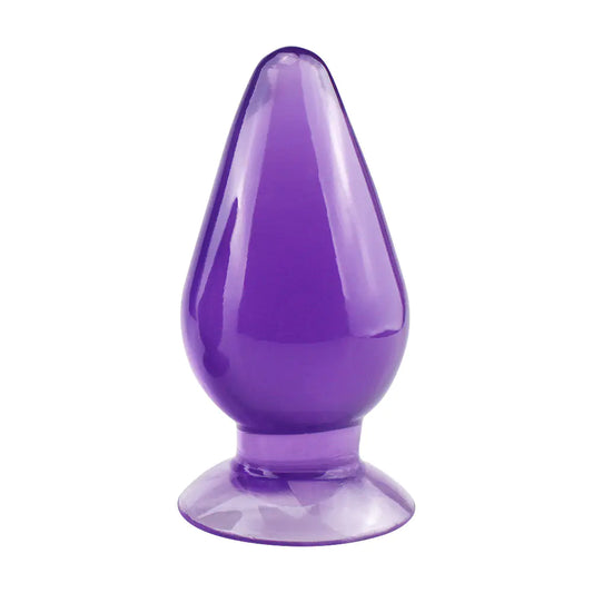 High Transparency Odorless TPE Large Anal Plug - Yes, Ruby