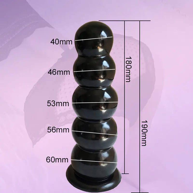Sugarloaf Thick Anal Plug Dildo - Yes, Ruby